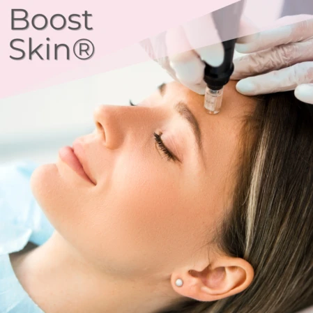 Soin du visage hydratant Boost Skin Photo d'une séance du soin du visage Boost Skin