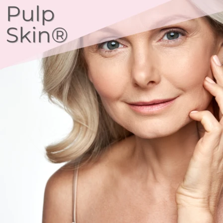 Soin du visage liftant et rajeunissant Pulp Skin Le soin Pulp Skin est le soin anti-âge idéal pour les peaux matures